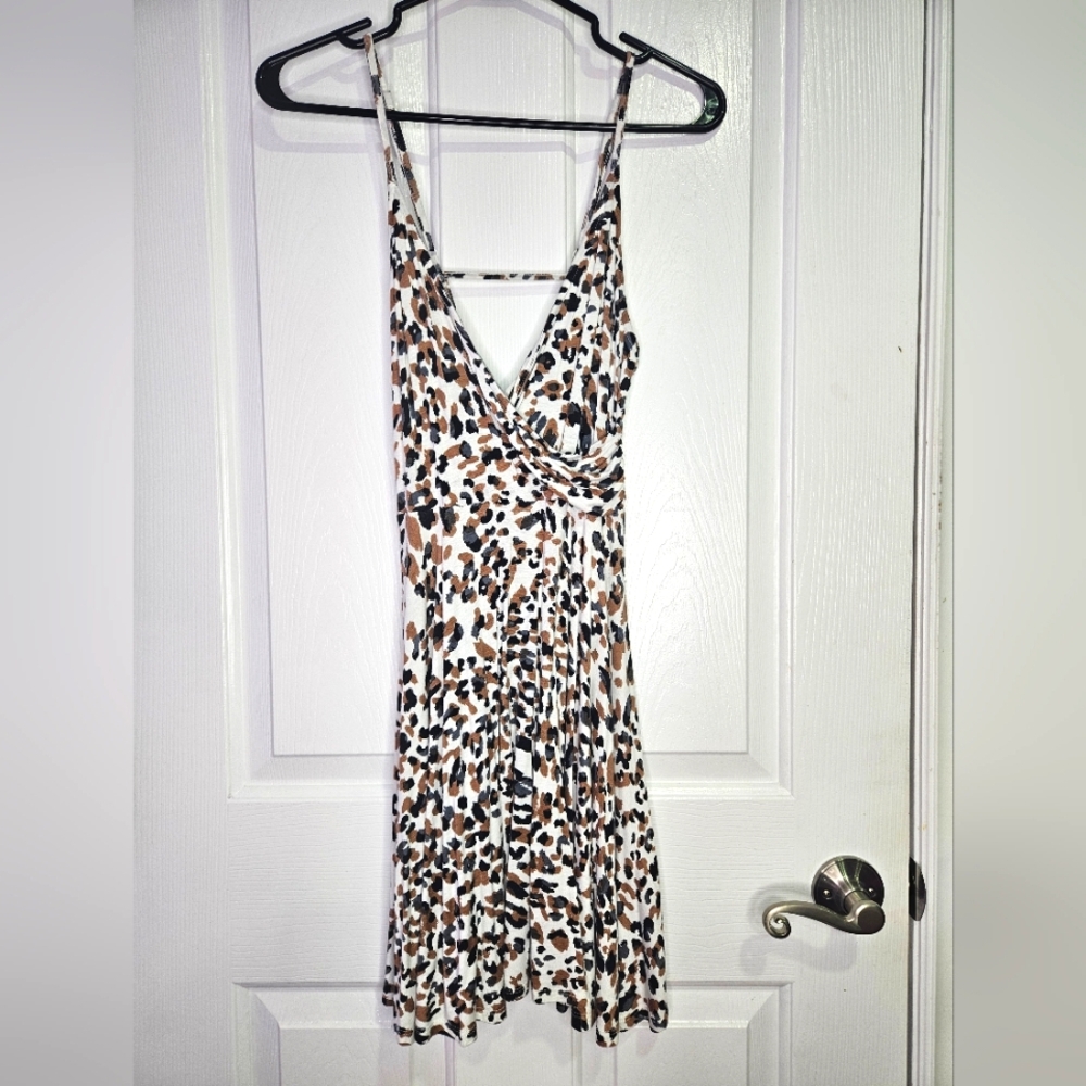 Leopard Print Dress, Ardene, Adjustable Straps, Small